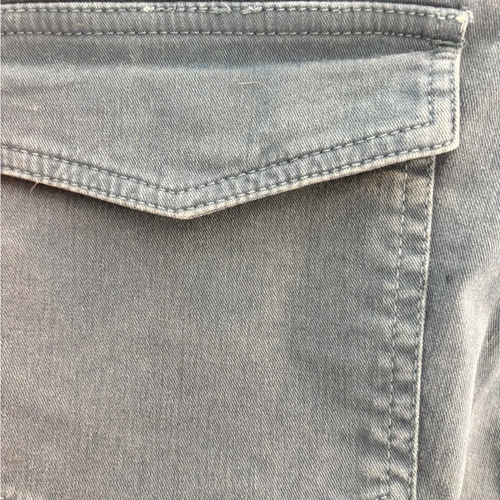 Nili Lotan Cropped Military Pant Washed Navy Size 6 - Picture 8 of 12